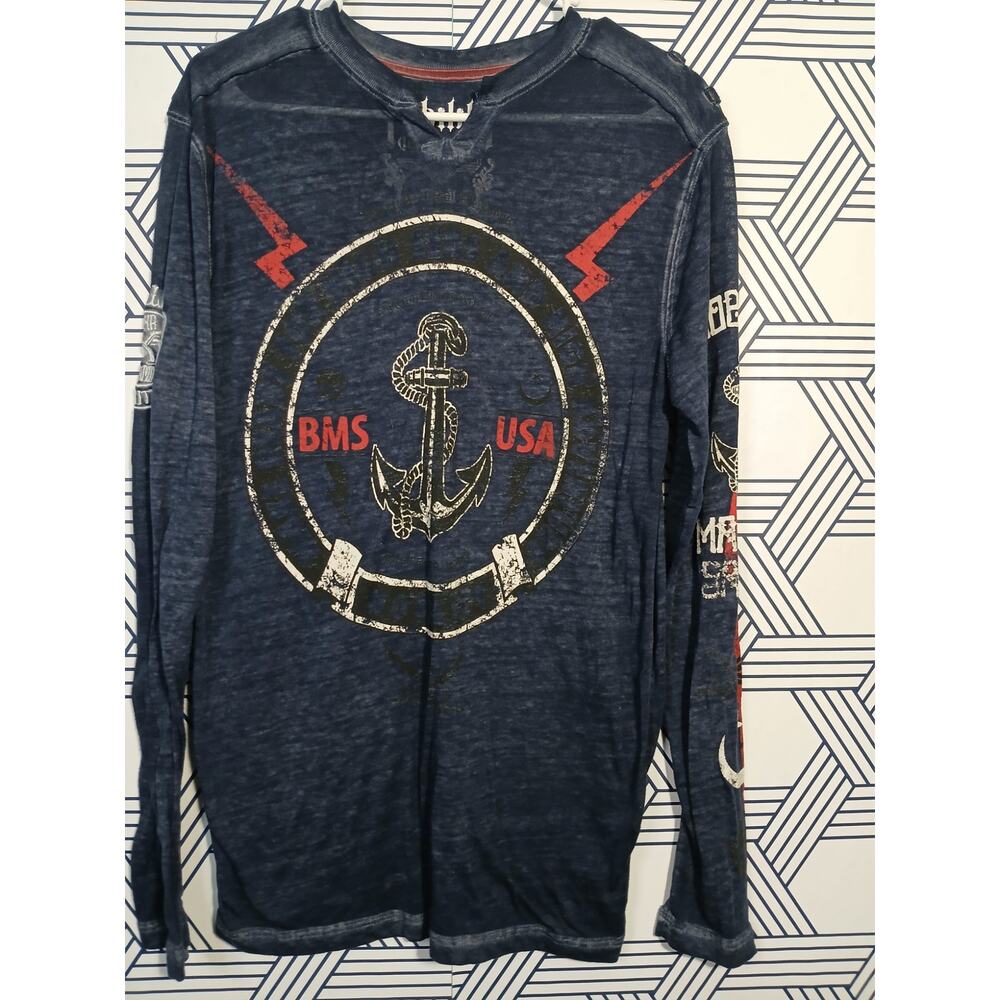 Nobility Live Limited Distressed Naval Minimalist Streetwear Burnout Grunge